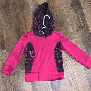 Danskin hoodie pink & black size XS